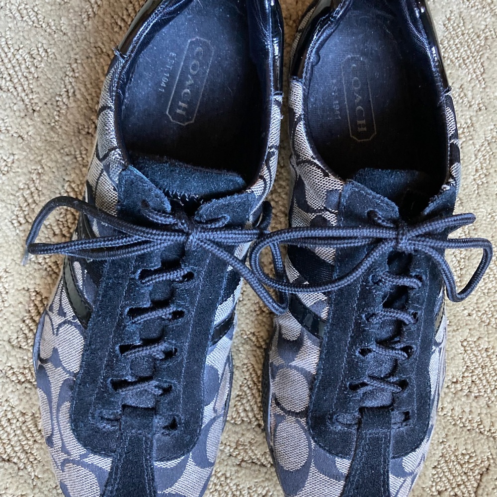 Coach Black and Gray Sneakers